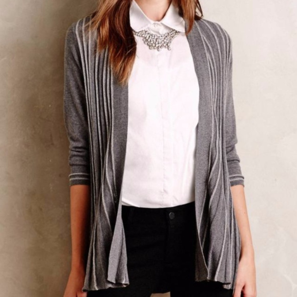 Anthropologie Knitted & Knotted Polyella Cardigan XS